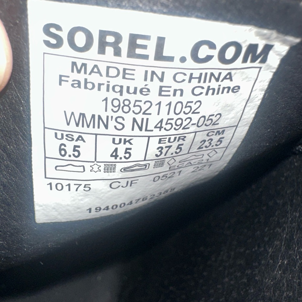Sorel Size 6.5 Wedges, worn twice.